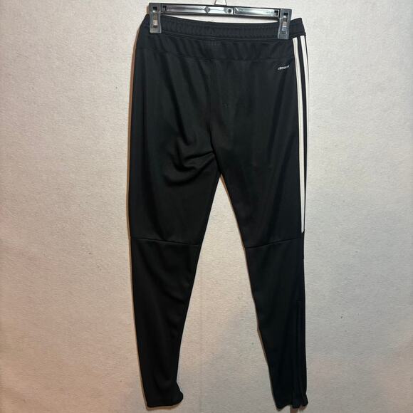 Adidas Climacool Women's XS Black White Athletic Jogger 3-Stripe Zip Ankle - Picture 3 of 8
